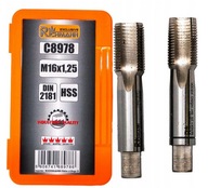 JEMNÉ ZÁVITY M16x1,25 2 ks. HSS JEMNÉ ZÁVITY M16x1,25 2 ks. HSS