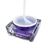 Jelly Building Gel - Pearl White Glitter 15 ml Jelly Building Gel - Pearl White Glitter 15 ml