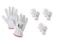 4x Pracovné rukavice, celozrnné, veľkosť 10 4x Pracovné rukavice, celozrnné, veľkosť 10