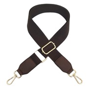 POPRUH NA TAŠKU HNEDÁ ŠIROKÉ 5 CM ZLATÉ KOŽENÉ KOVANIE POPRUH NA TAŠKU HNEDÁ ŠIROKÉ 5 CM ZLATÉ KOŽENÉ KOVANIE
