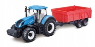 NEW HOLLAND T7.315 TRACTOR + príves Bburago NEW HOLLAND T7.315 TRACTOR + príves Bburago