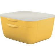 Leitz Cosy žltý 2-zásuvkový box, ŽLTÉ