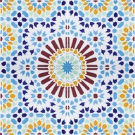 Marocké keramické obklady 20x20cm-Baha Marocké keramické obklady 20x20cm-Baha