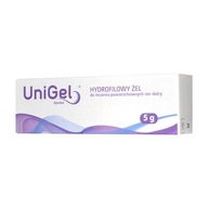 UNIGEL HYDROFIL GÉL NA LIEČENIE KOŽNÝCH RAN 5G UNIGEL HYDROFIL GÉL NA LIEČENIE KOŽNÝCH RAN 5G