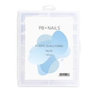 Top formy Dual Forms No.03 mandľové PB Nails Top formy Dual Forms No.03 mandľové PB Nails