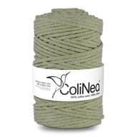 Colinea String sa prepletala pre makramu 100% bavlnu, 5 mm 100 m, Olive Colinea String sa prepletala pre makramu 100% bavlnu, 5 mm 100 m, Olive