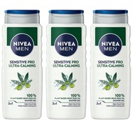 NIVEA MEN Sensitive PRO sprchový gél 500ml x3 NIVEA MEN Sensitive PRO sprchový gél 500ml x3