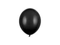 Pastelové balóny čierne silné 12cm 3ks