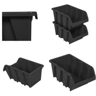 20x kontajner na odpadky 80x115x60 mm Čierna 20x kontajner na odpadky 80x115x60 mm Čierna
