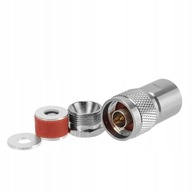 SKRUTKOVANÁ N ZÁSTRČKA RF-7 Aircell 7 RADIORA PTFE/Zlat SKRUTKOVANÁ N ZÁSTRČKA RF-7 Aircell 7 RADIORA PTFE/Zlat