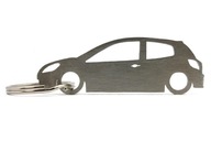 Renault Clio MK3 3D kľúčenka, nerezová oceľ Renault Clio MK3 3D kľúčenka, nerezová oceľ