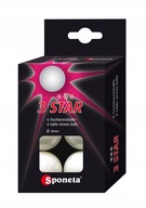 SPONETA TURNAJ Loptičky na stolný tenis Ping Pong White *** 6 ks. SPONETA TURNAJ Loptičky na stolný tenis Ping Pong White *** 6 ks.