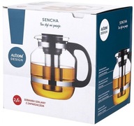 ALTOM INTENDER VEĽKÝ SKLENENÝ džbán S SITKOM NA ČAJOVÉ BYLINKY SENCHA 2,6l ALTOM INTENDER VEĽKÝ SKLENENÝ džbán S SITKOM NA ČAJOVÉ BYLINKY SENCHA 2,6l