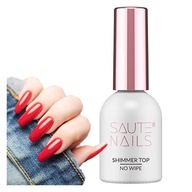 Saute Nails Shimmer Top No Wipe 8 ml pre hybridné gély Saute Nails Shimmer Top No Wipe 8 ml pre hybridné gély