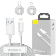 2 ks. USB kábel pre Apple iPhone Lightning 2.4A