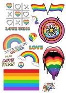 Nažehľovacie termonálepky Rainbow LGBT