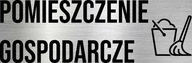 Doska na dvere na stenu Technická miestnosť 15x10 Nerez Doska na dvere na stenu Technická miestnosť 15x10 Nerez