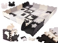 Penová puzzle podložka/ohrádka pre deti, 36 dielikov. c Penová puzzle podložka/ohrádka pre deti, 36 dielikov. c