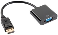 LANBERG Adaptérový kábel Displayport 1.1a na VGA 20cm LANBERG Adaptérový kábel Displayport 1.1a na VGA 20cm