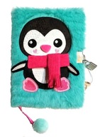 DENNÍK s kľúčovým chlpáčom PENGUIN tučniak 9002 DENNÍK s kľúčovým chlpáčom PENGUIN tučniak 9002