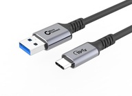 MicroConnect USB-C – kábel USB-A 1,5 m, 10 Gb/s, 60 W