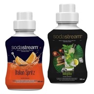 Sodastream 2x vodný sirup Mojito + Aperol Spritz