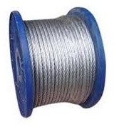 Lano, lano, oceľové fi 5 mm, 100 metrov Lano, lano, oceľové fi 5 mm, 100 metrov
