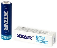 Xtar 18650 3,7V Li-ion 2200mAh batéria s ochranou