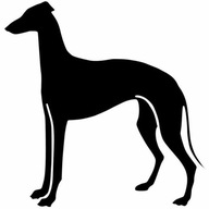 Black Style 13,5cm*13cm 13*13,5CM Greyhound Do Black Style 13,5cm*13cm 13*13,5CM Greyhound Do