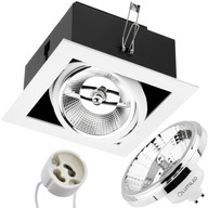 POHYBLIVÉ STROPNÉ SVETLO AR111 GU10 LED POHYBLIVÉ STROPNÉ SVETLO AR111 GU10 LED