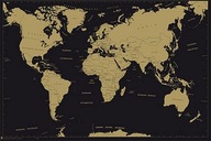 Politická mapa sveta - plagát