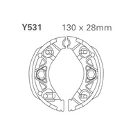 BRZDOVÉ ČELISTY YAMAHA YBR 125 250 T 135 TW 225 BRZDOVÉ ČELISTY YAMAHA YBR 125 250 T 135 TW 225