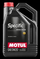 ŠPECIFICKÉ MOTUL 508,00 0W20 5L VW 508,00/509,00