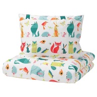 IKEA LATTJO Obliečky 150x200 VIAC FAREBNÉ ZVIERATÁ IKEA LATTJO Obliečky 150x200 VIAC FAREBNÉ ZVIERATÁ