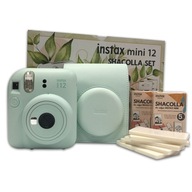 Fujifilm Instax Mini 12 zelený fotoaparát + puzdro + rámy Shacolla