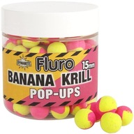 DYNAMITE BAITS POP UP FLUORO BANANA KRYL 15mm DYNAMITE BAITS POP UP FLUORO BANANA KRYL 15mm