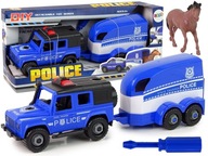 Terénny policajný transportér na rozobratie vlastného koňa Terénny policajný transportér na rozobratie vlastného koňa