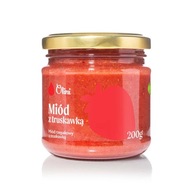 Smotanový repkový med s jahodou 200 ml Olini Smotanový repkový med s jahodou 200 ml Olini