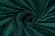 HLADKÝ Minky fleece na deky, fľaškovozelený HLADKÝ Minky fleece na deky, fľaškovozelený