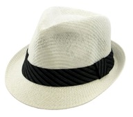 Pánska čiapka Fedora BLOCK HEADWEAR 57-58cm S/M White Summer 98