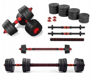 30kg 2x15g nastaviteľné bitúmenové činky s funkciou činka + kettlebell 30kg 2x15g nastaviteľné bitúmenové činky s funkciou činka + kettlebell