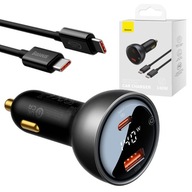 BASEUS NABÍJAČKA DO AUTO USB/USB-C+USB C KÁBEL BASEUS NABÍJAČKA DO AUTO USB/USB-C+USB C KÁBEL
