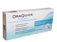HIV test - OraQuick slinný test na samoaplikáciu, 1 ks