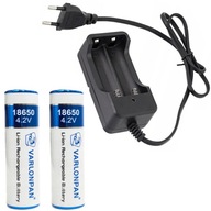 NABÍJAČKA + 2 BATÉRIE 18650 8800mAh 3,7V BATÉRIA NABÍJAČKA + 2 BATÉRIE 18650 8800mAh 3,7V BATÉRIA