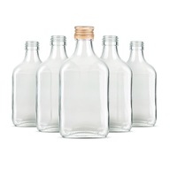 200 ml fľaštičky (50 ks) s uzáverom - na tinktúru, džús, darček 200 ml fľaštičky (50 ks) s uzáverom - na tinktúru, džús, darček