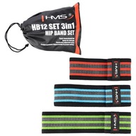 HB12 SET 3v1 HMS Gym Bands