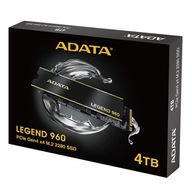SSD ADATA LEGEND 960 4TB M.2 2280 PCIex4 Gen4 SSD ADATA LEGEND 960 4TB M.2 2280 PCIex4 Gen4