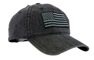 Pánska mládežnícka šiltovka Grey JEANS USA Flag 55-60cm výšivka