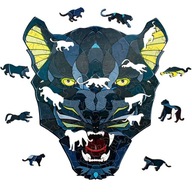 EWA Drevené 3D puzzle bloky Panther Puzzle EWA Drevené 3D puzzle bloky Panther Puzzle