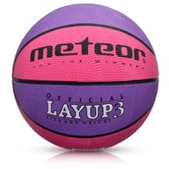 Basketbalová lopta pre deti Gumená basketbalová lopta Meteor LayUp 3